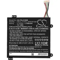 24hShop Batteri till Notebook, Bärbar dator för Toshiba Satellite Click Mini L9W-B 8.9 m.fl.