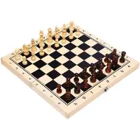 24hShop Magnetiskt Schackbräde i trä
