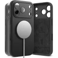 Ringke Silikon Magnetiskt MagSafe Fodral för iPhone 17 Pro Max - Svart
