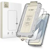 Tech-Protect Quick Set+ 2-pack härdat glas för Samsung Galaxy S26+ - Svart
