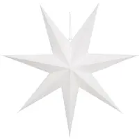 24hShop Julstjärna – Vit, Ø 75 cm