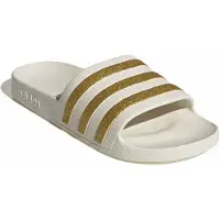 Adidas Originals Pantolette 'ADILETTE AQUA' guld / vit