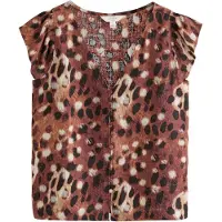 Next Blus brun / rostbrun / svart / vit