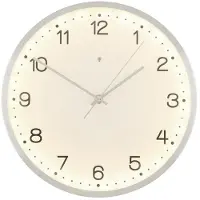 24hShop Väggklocka Prato med ljudaktiverat ljus 30cm