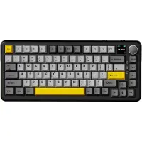 24.Se Ajazz AK820 MAX PLUS mekaniskt tangentbord / trådlöst RGB-tangentbord / 75 % gamingtangentbord med display
