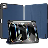 DUX Domo-fodral med klaff och smart sömn för Xiaomi Pad 6 / 6 Pro - blå