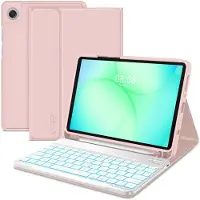 Tech-Protect Samsung Galaxy Tab A9/A11 SmartCase Pen Bluetooth tangentbordsfodral - Rosa