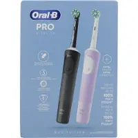 Oral-B Vitality Pro D103 Duo Elektriska tandborstar - Svart & Violett