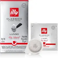 Illy E.S.E.-pads Classico Lungo, 18 st