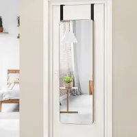 24.Se Väggspegel / dörrspegel 100 × 35 cm – Natur