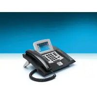 Auerswald COMfortel 2600 Växeltelefon ISDN Telefonsvarare, Headset uttag Touch-display Svart, Silver