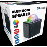 24hShop Bluetooth högtalare med LED partybelysning / Bluetooth högtalare disco ball RGB / portabel partyhögtalare