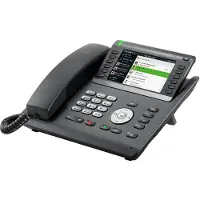 Unify OpenScape Desk Phone CP700X - VoIP-telefon - med Bluetooth interface - 3-riktad samtalsförmåg - SIP - svart/silver