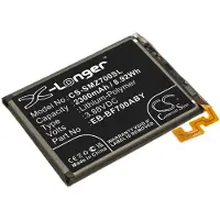 123accu Batteri till SmartPhone, Mobil för Samsung Galaxy Z Flip, SM-F7000, SM-F700W/DS m.fl.
