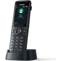 Yealink AX83H Trådlös telefon VoIP Handsfree, kompatibel med hörapparater Färgskärm Svart