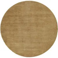 Rugvista x Mjuk Rugvista Premium Handloom ullmatta ø 200 cm beige