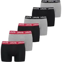 Levi's Boxershorts ljusgrå / röd / svart / vit