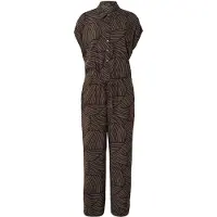 Opus Jumpsuit 'Mendie' brun / svart