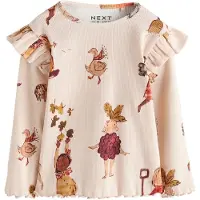 Next T-shirt kräm / brun / sepia / bär