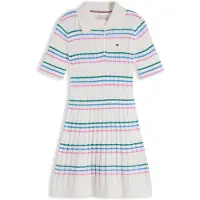 Tommy Hilfiger Klänning - Polo - Ivory Siden - - 8 år (128) - Klänning