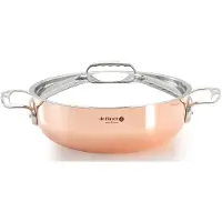 De Buyer Stål Prima Matera Koppar/böjd Kastrull 28 Cm