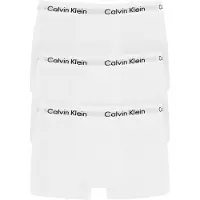 Calvin Klein 3 Pack Low Rise Trunks Icon Cotton Stretch