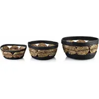 Affek Design BALI SET MED 3 Korgar 30XH:15CM/27XH:13CM/21XH:9CM