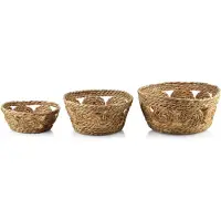Affek Design BALI set med 3 korgar 30xH:15 cm/27xH:13 cm/21xH:9 cm