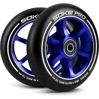 Soke Hjul till sparkcykel 110 mm mörkblå, 2 st.