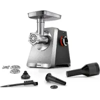 Bosch Serie 8 MFWS820M, 2500 W, Rostfritt stål, 8 mm, 4,5 kg/min, 1 m, Aluminium, Rostfritt stål, Plast