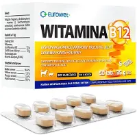 Eurowet Vitamin B12 50 Tablets Kosttillskott För Husdjur