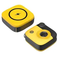 Mtp Products Cute Mini PD 10000mAh Trådlös Power Bank E49 - 20W - Gul