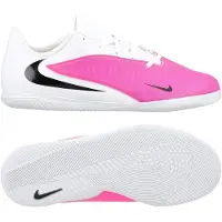 Nike Phantom 6 Club Low Cut Ic Breakout - Vit/svart/rosa Barn - Inomhus (Ic), storlek 38
