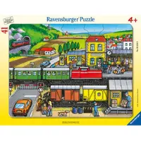 Ravensburger Barnpussel - 05234 Tågresan - 41 Delars Ram Pussel för Barn från 4 År