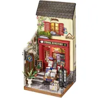 Rolife Miniatyrdiorama - DIY - Wiens bokhandel DG183 - 290 De - - One Size - Kreativt lekset