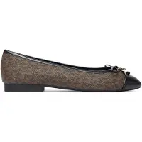 Michael Kors för kvinnor. 40T6PIFP1B Ballerinaskor Piper Flex brun (37), Karta, Ingen, Casual