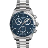 Tissot Pr516-serien Kvartsverk 100 meter Vattentålig Klocka 40 mm Blå urtavla Rostfritt stålboett Stålarmsband T149.417.11.041.00 Blue Dial gray