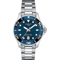 Tissot T-Sport Seastar 1000 Blå urtavla Kvarts Dykur T120.210.11.041.00 T1202101104100 300M Unisexklocka gray