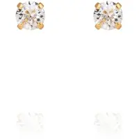 Caroline Svedbom Mini Stud Earrings Gold Crystal - Stjärnurmakarna