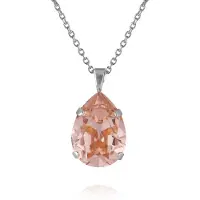 Caroline Svedbom Mini Drop halsband vintage rose rhodium
