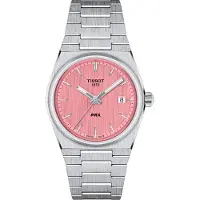 Tissot PRX Rostfritt Stål Rosa Urtavla Kvarts T137.210.11.331.00 100M Damklocka rosa