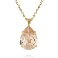 Caroline Svedbom Classic Drop Necklace Gold Silk - Stjärnurmakarna