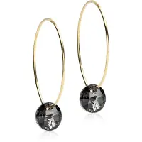 Blomdahl Örhängen Ear Ring, Round, Black diamond - Stjärnurmakarna