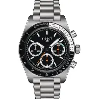 Tissot PR516 Kronograf Rostfritt Stål Svart Urtavla Automatisk T149.459.21.051.00 100M Herrklocka svart