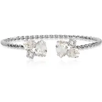 Caroline Svedbom Alisia Bracelet Rhodium Crystal - Stjärnurmakarna
