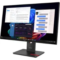 Lenovo ThinkVision T27UD-40 - LED-skärm - 27 - 3840 x 2160 4K @ 60 Hz - IPS - 350 cd/m² - 1500:1 - HDR10 - 4 ms - HDMI, DisplayPort, USB-C - eclipse black - med ThinkVision MC 60 monitor webcam