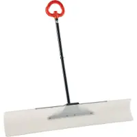 Vevor snöskottare, 122 cm snöplogsskyffel för utomhusbruk med ergonomiskt grepp, HDPE-plastblad, vinterskyfflar med segmenterat handtag, metallkantad list, bärbart snöröjningsverktyg för uppfart, träd