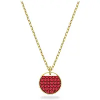 Swarovski Ginger Guldton Hänge Röd Unisex Smycke 5642941 Red,F