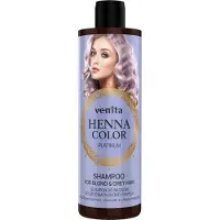 Venita Henna Color schampo för hårnyanser blond och grå - Platinum 300 ml