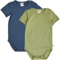 Müsli Bodies k/ä - Cozy Mig - 2-pack - Spring/Marinblå - - 68 - Body K/Ä